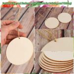 Wooden Pendants DIY Natural Round Wood Slices