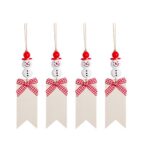 Wooden Pendants Christmas Wooden Ornaments