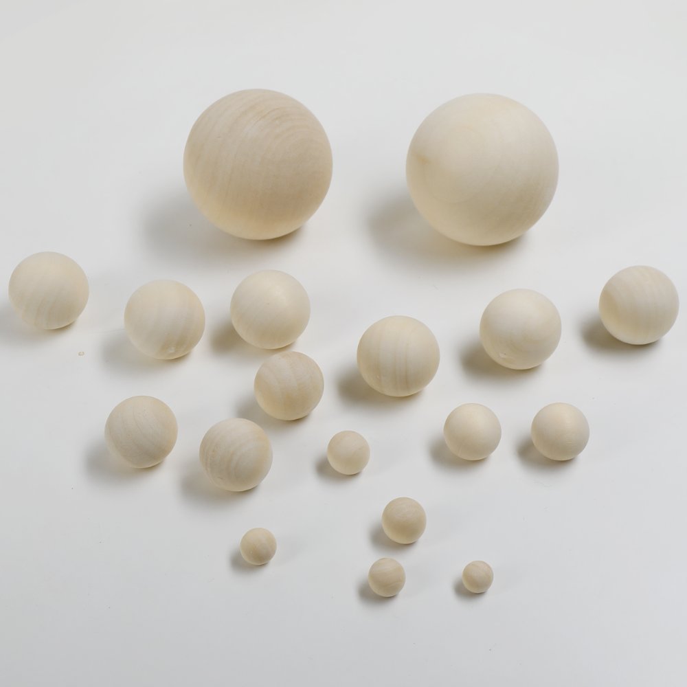 Wooden Loose Beads Solid Lotus Wood Balls