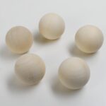 Wooden Loose Beads Solid Lotus Wood Balls